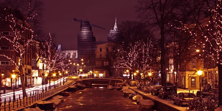 Adventní zájezd do Amsterdamu: letecky na 2 noci se snídaní, program s průvodcem i individuální volno
