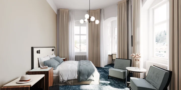 Samoobslužný hotel v Karlových Varech v centru lázeňské zóny, pár metrů od Vřídla