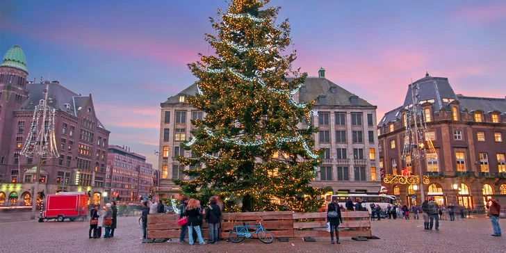 Adventní zájezd do Amsterdamu: letecky na 2 noci se snídaní, program s průvodcem i individuální volno