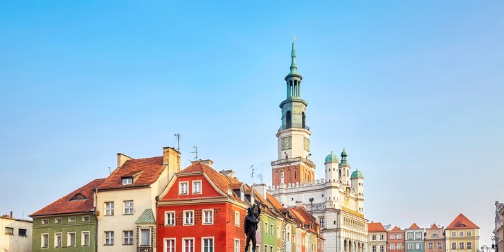 Pobyt v centru Poznaně: designové pokoje, snídaně či polopenze a památky na dosah