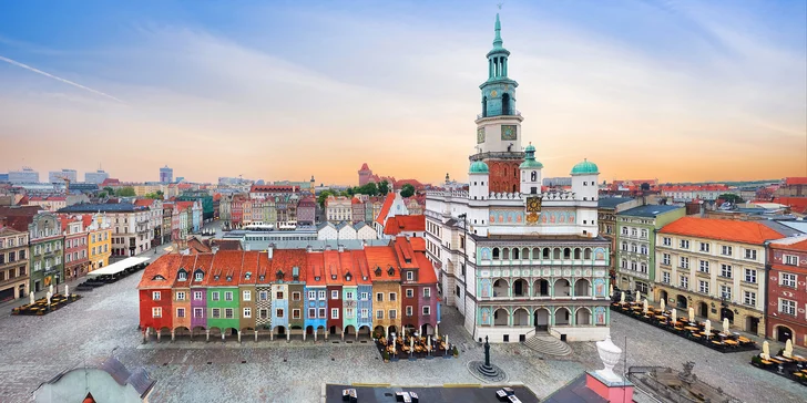Pobyt v centru Poznaně: designové pokoje, snídaně či polopenze a památky na dosah