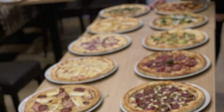 Pizza až domů: křupavá pizza ⌀ 45 cm dle výběru s rozvozem po celé Ostravě