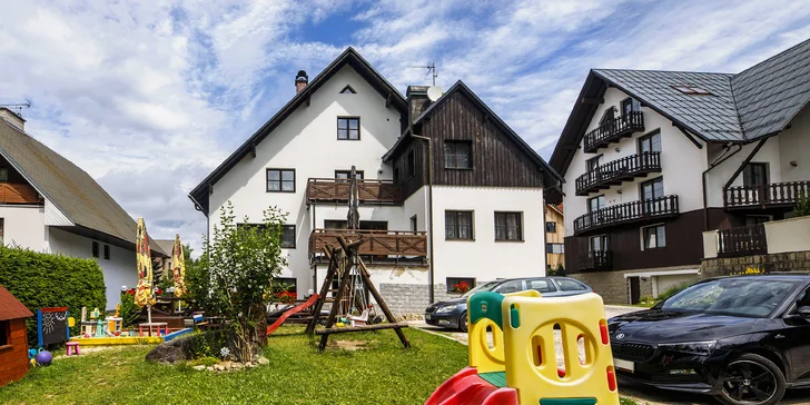 Dovolená v Krkonoších v rodinném penzionu: polopenze a slevy