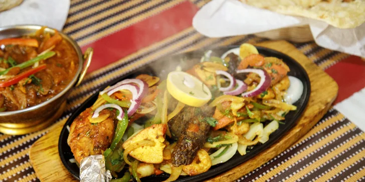 Otevřený voucher v hodnotě 250–1500 Kč na cokoli z menu v indické a bagladéšské restauraci