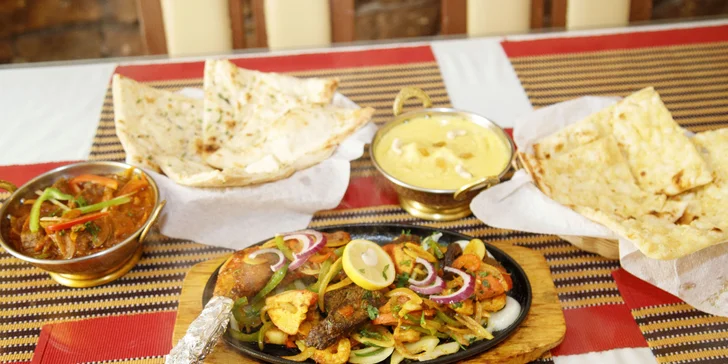 Otevřený voucher v hodnotě 250–1500 Kč na cokoli z menu v indické a bagladéšské restauraci