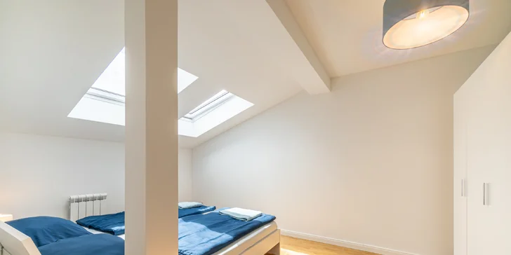 Pohoda v centru Prahy pro 2–4 osoby: moderní apartmány s kuchyňkou
