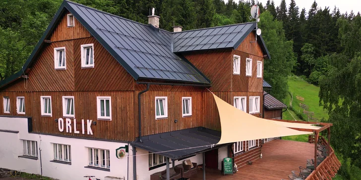 Dovolená v Peci pod Sněžkou: all inclusive vč. nápojů, privátní wellness, děti a lanovka pro seniory zdarma