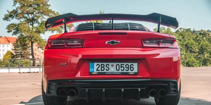 Zážitková jízda v brutálním Camaru SS ZL1 paket: pronájem vozu na 20 min. i 24 hodin