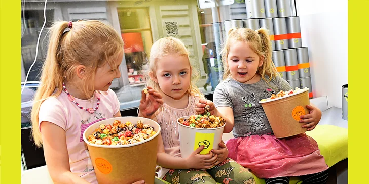 Slaný nebo sladký popcorn, káva či nápoj dle výběru i milkshake