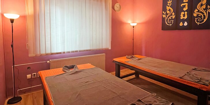 Nový masážní salon v Hradci Králové: thajská masáž dle výběru ze 4–6 druhů, 30–120 minut
