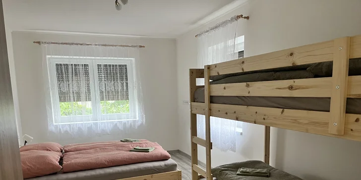 Idylka v Českém ráji: vybavené apartmány pod Kozákovem až pro 8 osob