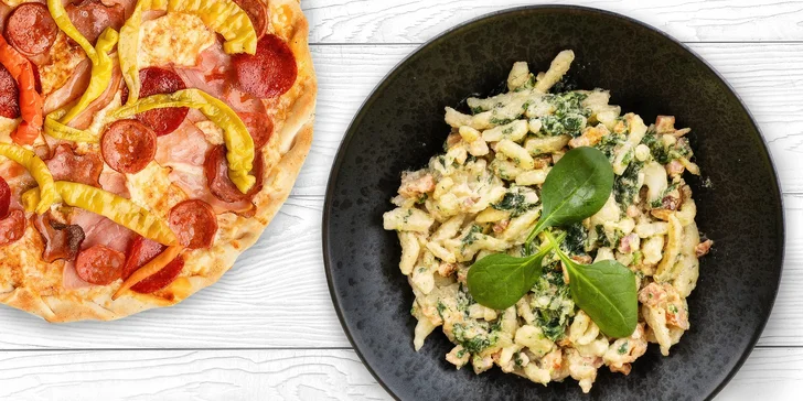 Dopřejte si pořádnou hostinu: otevřený voucher na cokoli z nabídky v Pizza King