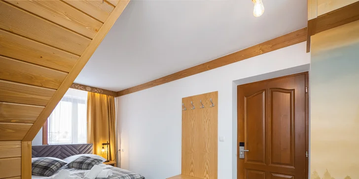 Lesní apartmány blízko aquaparku Terma Bania: privátní wellness, snídaně a slevy na zábavu