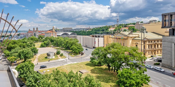 Pohoda v centru Prahy pro 2–4 osoby: moderní apartmány s kuchyňkou