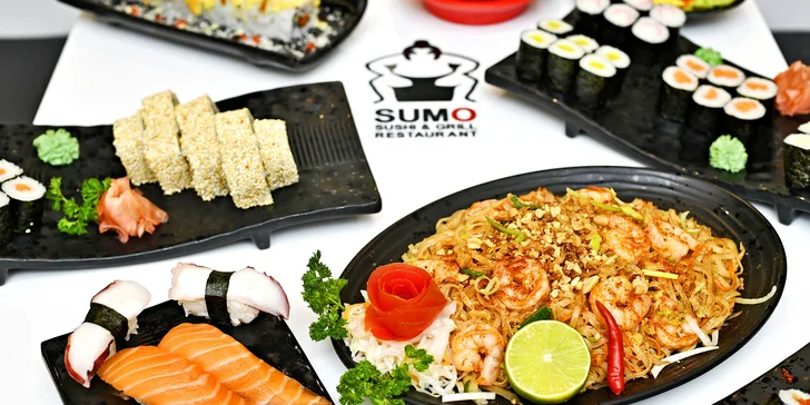 Otevřený voucher v hodnotě 250-500 Kč do podniku SUMO sushi & grill restaurant