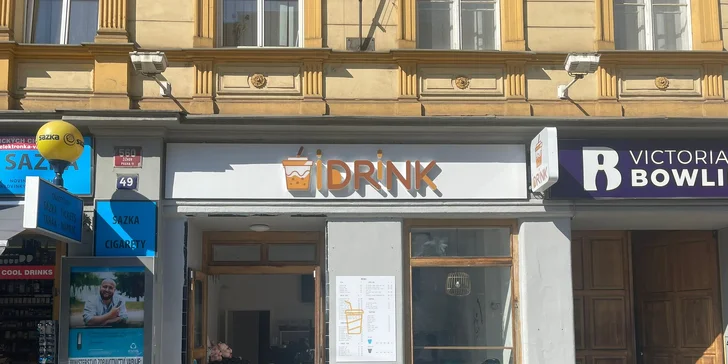 Osvěžení na Žižkově: ledový i mléčný čaj či speciální drink s topingem dle výběru