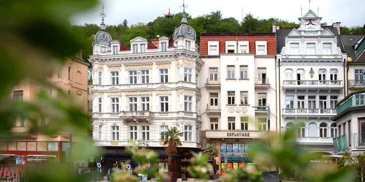 Samoobslužný hotel v Karlových Varech v centru lázeňské zóny, pár metrů od Vřídla