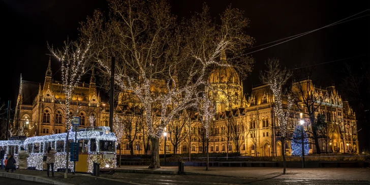 Do Budapešti vlakem: víkend s návštěvou vánočních trhů a 2 noci v hotelu