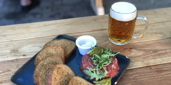 Otevřený voucher do Krušovické restaurace v Děčíně: 500–1500 Kč na jídlo i nápoje