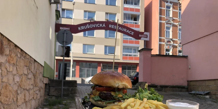 Otevřený voucher do Krušovické restaurace v Děčíně: 500–1500 Kč na jídlo i nápoje
