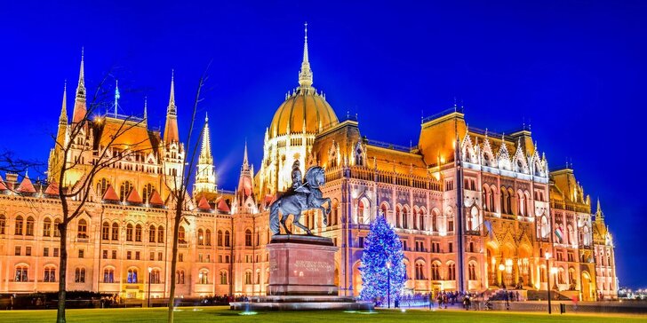 Do Budapešti vlakem: víkend s návštěvou vánočních trhů a 2 noci v hotelu