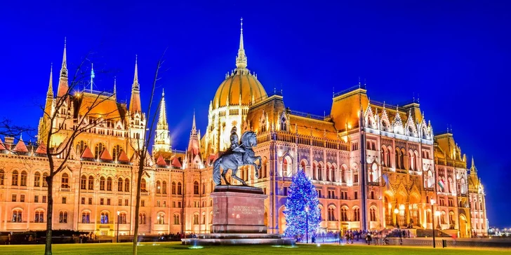 Do Budapešti vlakem: víkend s návštěvou vánočních trhů a 2 noci v hotelu