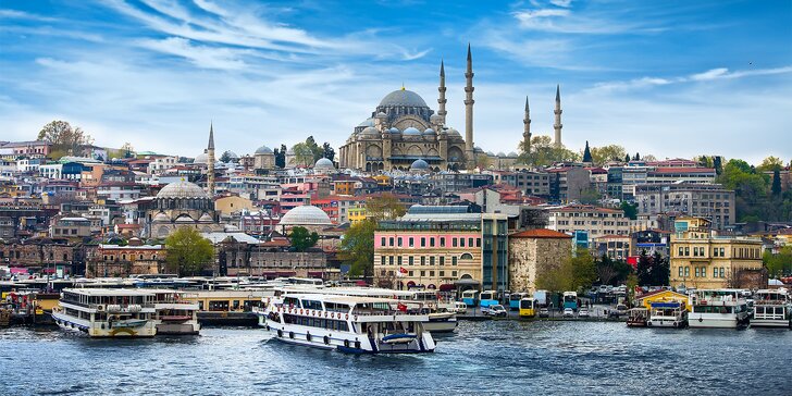 Advent v Istanbulu: letenka, 3 noci v hotelu se snídaní i plavba po Bosporu a okružní jízda městem