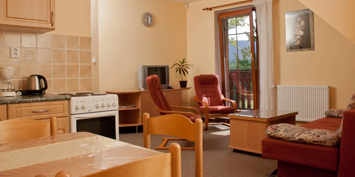 Pobyt na Šumavě: vybavené apartmány, až 3 děti do 14,9 let zdarma
