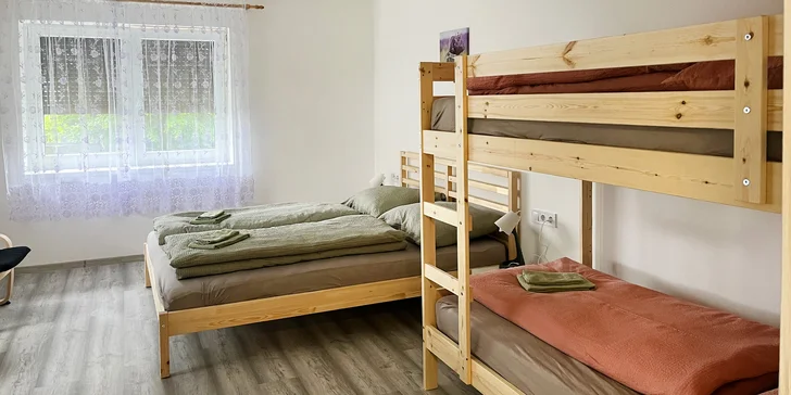 Idylka v Českém ráji: vybavené apartmány pod Kozákovem až pro 8 osob