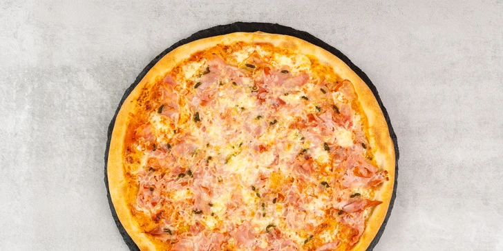 Italská pizza o průměru 33 cm: výběr ze 14 druhů podle tradičních receptur