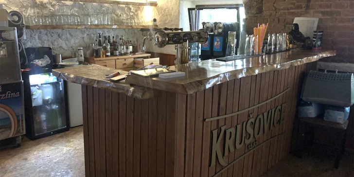 Otevřený voucher do Krušovické restaurace v Děčíně: 500–1500 Kč na jídlo i nápoje