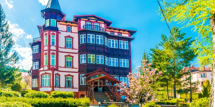 Pohoda v lázeňském městě: polopenze, wellness i výlety po okolí