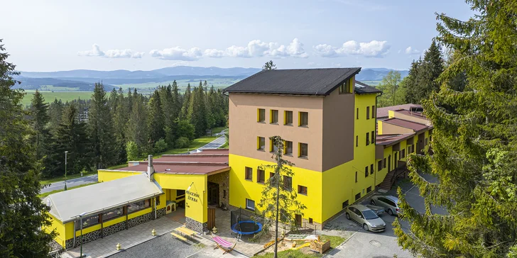 Penzion v Tatranské Štrbě: privátní wellness, strava, slevy na atrakce a 1 noc zdarma