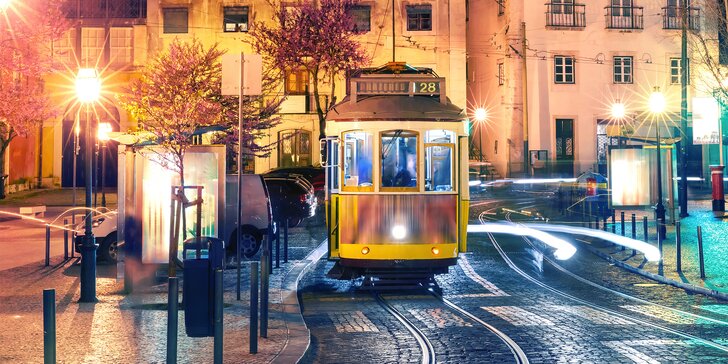 Prodloužený víkend v Lisabonu: letecká doprava i transfer, 3 noci v hotelu se snídaní, průvodce