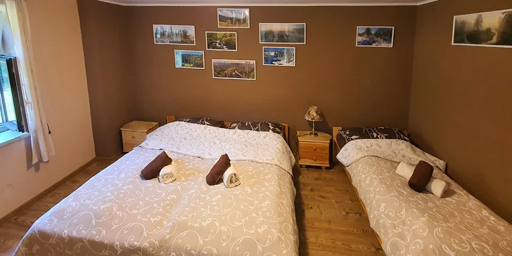 Chalupa na polosamotě jen 6 km od NP Šumava: až pro 5 osob, blízko cyklostezky a řeky Otavy