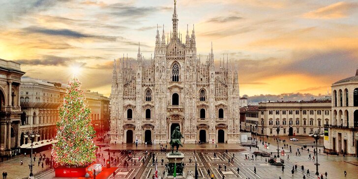 Adventní perla Lombardie: zájezd za trhy a nákupy i památkami do Milána