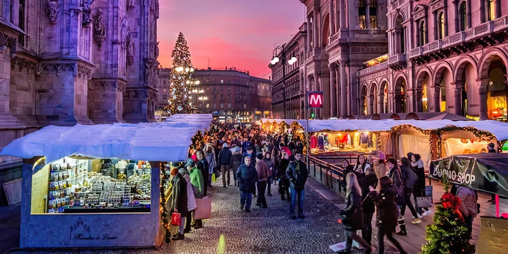 Adventní perla Lombardie: zájezd za trhy a nákupy i památkami do Milána