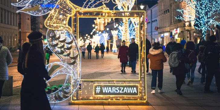 Prodloužený poznávací víkend ve Varšavě s návštěvou vánočních trhů: vlak a 2 noci v hotelu se snídaní