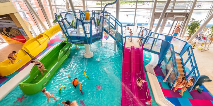Jaro v Aqualandu Moravia: celodenní vstupy pro děti i dospělé, bazény, vířivky a tobogany