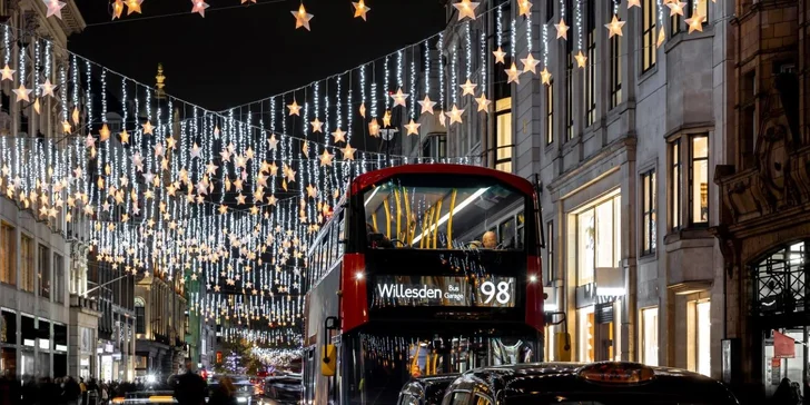 Advent v Londýně: letecký zájezd, 3 noci v hotelu se snídaní, 2 prosincové termíny