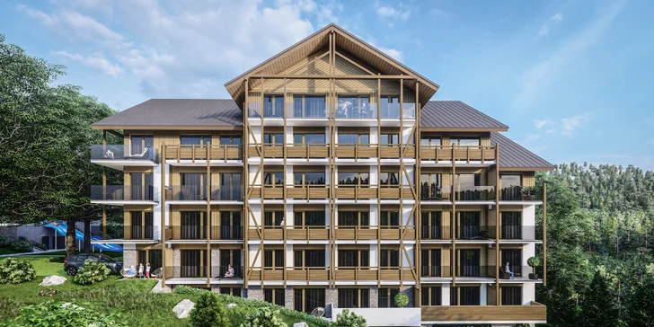 Świeradów-Zdrój: krásné nové apartmány, moderní wellness a snídaně, přímo u sjezdovky