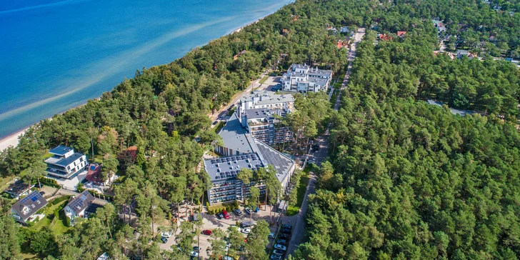 Polský relax u Baltského moře: pobyt v lázeňském komplexu s jídlem a wellness