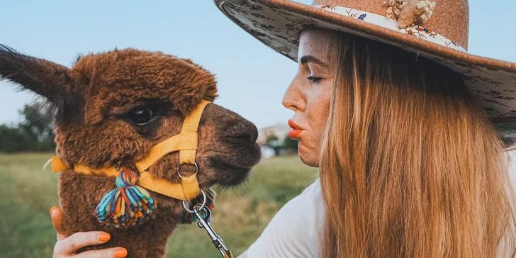 Lama trekking s naučným povídáním pro 2 dospělé a 1 dítě i více osob