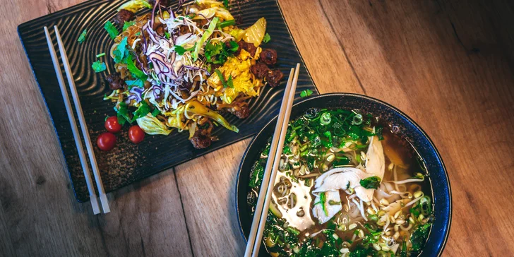 Voucher na 400 Kč do asijské restaurace Pho Viet: polévky, saláty, hlavní chody i dezerty