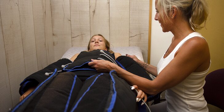 Zeštíhlující anticelulitidní masáž se zábalem i lymfoterapií