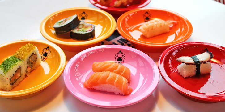 Running sushi v OC Letňany: hodina a půl all you can eat pro 1 osobu