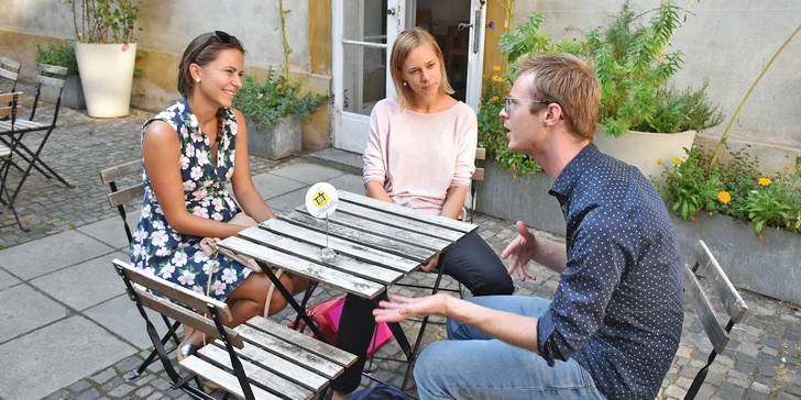 Otevřený voucher na 500–3000 Kč na anglické jazykové kurzy školy Ablado