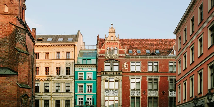4* hotel v centru Vratislavi, snídaně i vstup do zoo, 400 m ke Staroměstskému náměstí, akce 2 děti zdarma