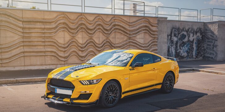 Supervýkonný Mustang Shelby paket GT 5.0 V8: 20–50 minut řízení či spolujízdy a dost času na focení