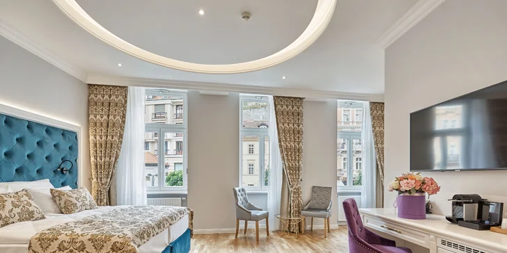 4* pobyt v Karlových Varech: hotel přímo u kolonád a bohaté snídaně